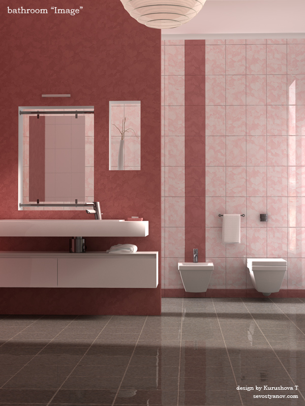 Bathroom interior visualisation