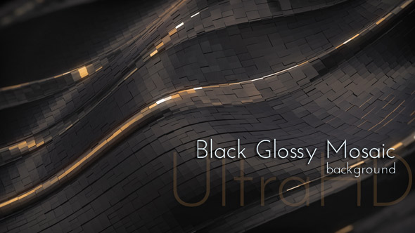 Black Glossy Mosaic Animation
