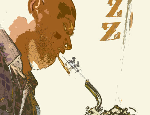 Saxophonist Jazz Poster