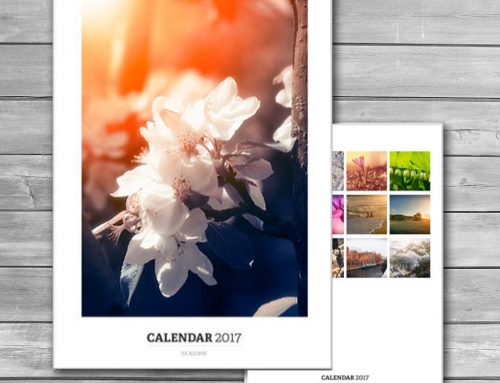 Four Seasons Monthly Calendar 2017
